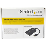 StarTech.com USB32HDPRO USB grafisk adapter 1920 x 1200 pixel Sort