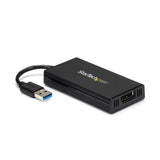 StarTech.com USB32DP4K USB grafisk adapter 3840 x 2160 pixel Sort