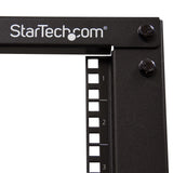 StarTech.com 4POSTRACK15U stativ 15U Fritstående reol Sort