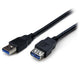 StarTech.com USB3SEXT2MBK USB-kabel USB 3.2 Gen 1 (3.1 Gen 1) 2 m USB A Sort