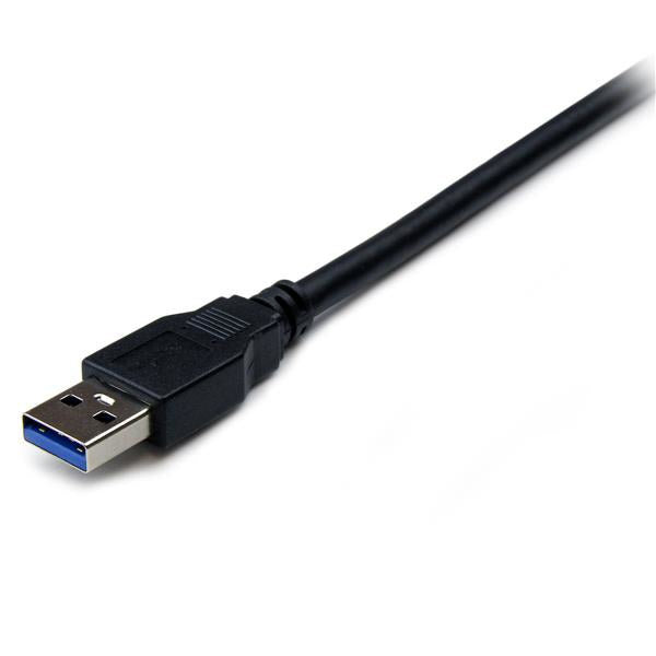 StarTech.com USB3SEXT2MBK USB-kabel USB 3.2 Gen 1 (3.1 Gen 1) 2 m USB A Sort