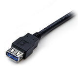 StarTech.com USB3SEXT2MBK USB-kabel USB 3.2 Gen 1 (3.1 Gen 1) 2 m USB A Sort