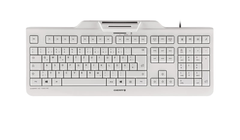 Contour Design KC 1000 SC tastatur Kontor USB QWERTZ Tysk Grå