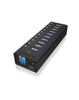 ICY BOX IB-AC6110 USB 3.2 Gen 1 (3.1 Gen 1) Type-B 5000 Mbit/s Sort