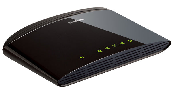 D-Link DES-1005D Ikke administreret Fast Ethernet (10/100) Sort