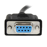 StarTech.com SCNM9FF2MBK serielkabel Sort 2 m DB-9