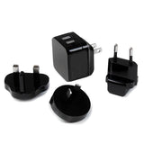 StarTech.com USB2PACBK oplader til mobil enhed Mobiltelefon, Smartphone, Tablet Sort Vekselstrøm Indendørs