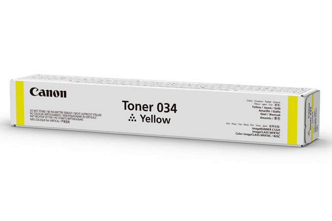 Canon 034 tonerpatron 1 stk Original Gul