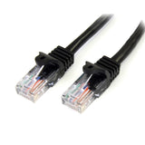 StarTech.com 45PAT3MBK netværkskabel Sort 3 m Cat5e U/UTP (UTP)