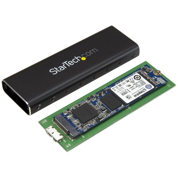 StarTech.com SM2NGFFMBU33 drevkabinet SSD kabinet Sort M.2