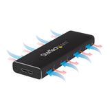 StarTech.com SM2NGFFMBU33 drevkabinet SSD kabinet Sort M.2