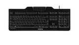 CHERRY KC 1000 SC tastatur Universel USB QWERTY UK engelsk Sort