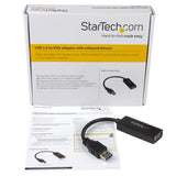 StarTech.com USB32VGAV USB grafisk adapter 1920 x 1200 pixel Sort