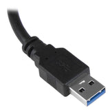 StarTech.com USB32VGAV USB grafisk adapter 1920 x 1200 pixel Sort