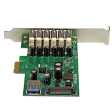StarTech.com PEXUSB3S7 interface-kort/adapter Intern SATA, USB 3.2 Gen 1 (3.1 Gen 1)