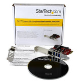 StarTech.com PEXUSB3S3GE netværkskort Intern Ethernet 5000 Mbit/s