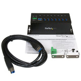 StarTech.com ST7300USBME interface hub USB 3.2 Gen 1 (3.1 Gen 1) Type-B 5000 Mbit/s Sort