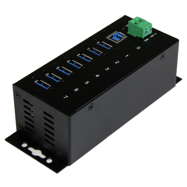 StarTech.com ST7300USBME interface hub USB 3.2 Gen 1 (3.1 Gen 1) Type-B 5000 Mbit/s Sort