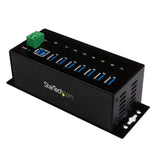 StarTech.com ST7300USBME interface hub USB 3.2 Gen 1 (3.1 Gen 1) Type-B 5000 Mbit/s Sort