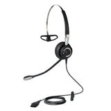 Jabra BIZ 2400 II Headset Ledningsført Headset, Ørekrog, Halsbånd Kontor/Callcenter Sort, Sølv