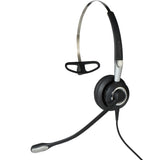 Jabra BIZ 2400 II Headset Ledningsført Headset, Ørekrog, Halsbånd Kontor/Callcenter Sort, Sølv