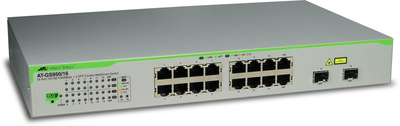 Allied Telesis AT-GS950/16-50 Administreret L2 Gigabit Ethernet (10/100/1000) 1U Hvid