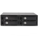 StarTech.com SATSASBP425 drive bay panel 13,3 cm (5.25") Opbevaring drev bakke Sort
