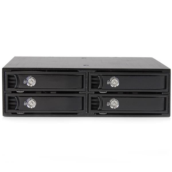StarTech.com SATSASBP425 drive bay panel 13,3 cm (5.25") Opbevaring drev bakke Sort
