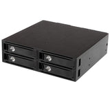 StarTech.com SATSASBP425 drive bay panel 13,3 cm (5.25") Opbevaring drev bakke Sort