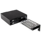 StarTech.com SATSASBP425 drive bay panel 13,3 cm (5.25") Opbevaring drev bakke Sort