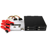 StarTech.com SATSASBP425 drive bay panel 13,3 cm (5.25") Opbevaring drev bakke Sort