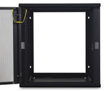 APC AR112 stativ 12U Vægmonteret stativ Sort