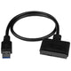 StarTech.com USB312SAT3CB kabel kønsskifter USB 3.1 A SATA 7+15 pin Sort