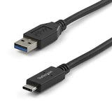 StarTech.com USB31AC1M USB-kabel USB 3.2 Gen 2 (3.1 Gen 2) 1 m USB A USB C Sort