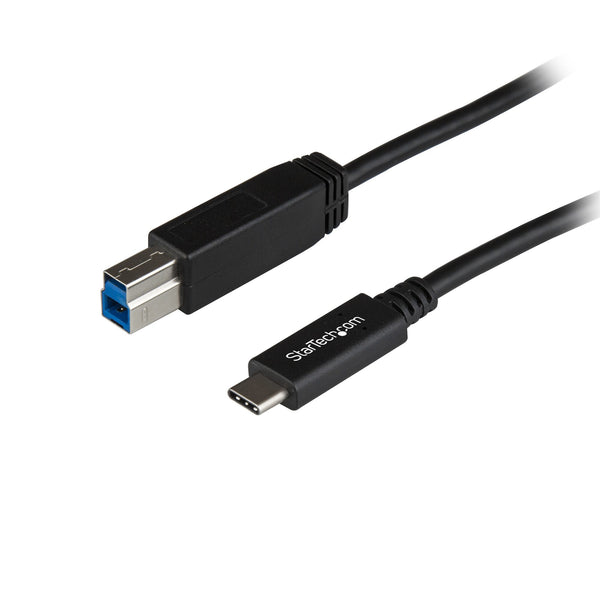 StarTech.com USB31CB1M USB-kabel USB 3.2 Gen 2 (3.1 Gen 2) 1 m USB C USB B Sort