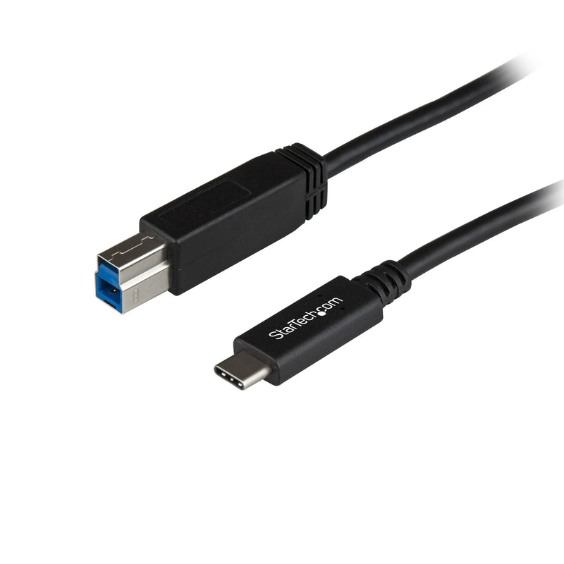 StarTech.com USB31CB1M USB-kabel USB 3.2 Gen 2 (3.1 Gen 2) 1 m USB C USB B Sort