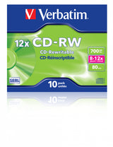 Verbatim CD-RW 12x 700 MB 10 stk
