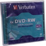 Verbatim DVD-RW Matt Silver 4x 4,7 GB 1 stk