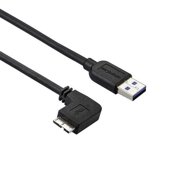 StarTech.com USB3AU2MLS USB-kabel USB 3.2 Gen 1 (3.1 Gen 1) 2 m USB A Micro-USB B Sort