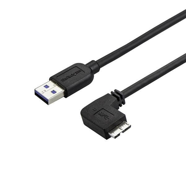 StarTech.com USB3AU50CMRS USB-kabel USB 3.2 Gen 1 (3.1 Gen 1) 0,5 m USB A Micro-USB B Sort