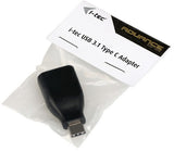 i-tec U31TYPEC kabel kønsskifter USB 3.1 Type-C USB 3.0 Type-A Sort