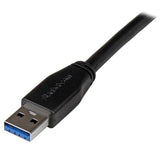 StarTech.com USB3SAB5M USB-kabel USB 3.2 Gen 1 (3.1 Gen 1) 5 m USB A USB B Sort