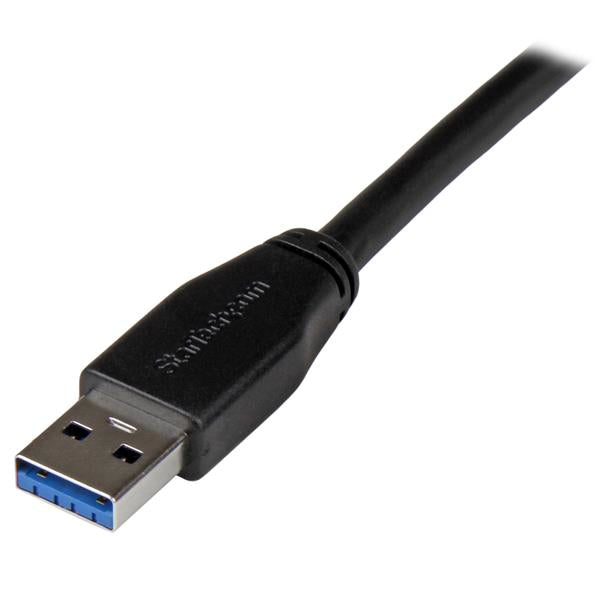 StarTech.com USB3SAB5M USB-kabel USB 3.2 Gen 1 (3.1 Gen 1) 5 m USB A USB B Sort