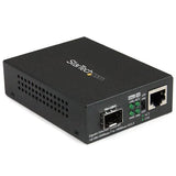 StarTech.com MCM1110SFP netværksomformer til medie 1000 Mbit/s Multitilstand, Enkeltilstand Sort