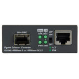 StarTech.com MCM1110SFP netværksomformer til medie 1000 Mbit/s Multitilstand, Enkeltilstand Sort