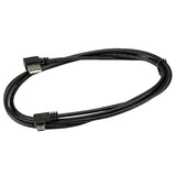 StarTech.com USB2AUB2RA2M USB-kabel USB 2.0 2 m USB A Micro-USB B Sort
