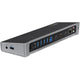 StarTech.com USB3DOCKH2DP dockingstation Ledningsført USB 3.2 Gen 1 (3.1 Gen 1) Type-A Sort, Sølv