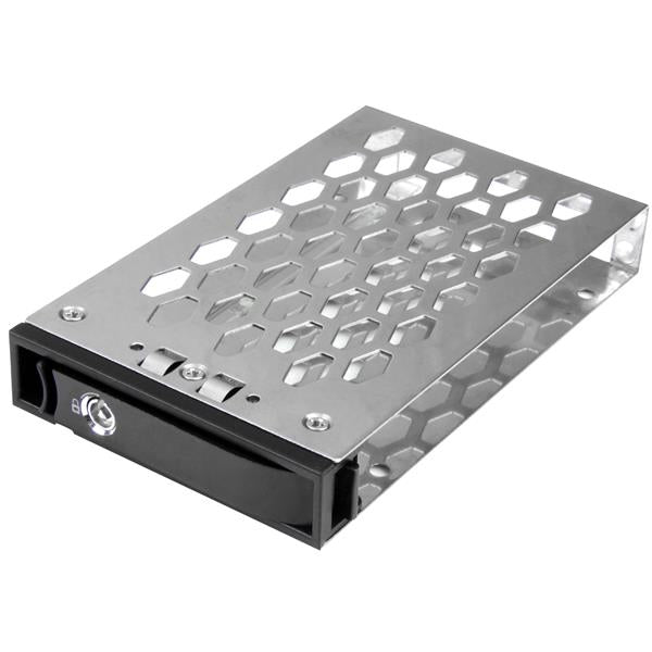 StarTech.com SATSASTRX25 drive bay panel 2.5" Kantpanel Sort, Sølv