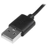 StarTech.com USBAUBL1M USB-kabel USB 2.0 1 m USB A Micro-USB B Sort