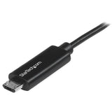 StarTech.com USBAUBL1M USB-kabel USB 2.0 1 m USB A Micro-USB B Sort